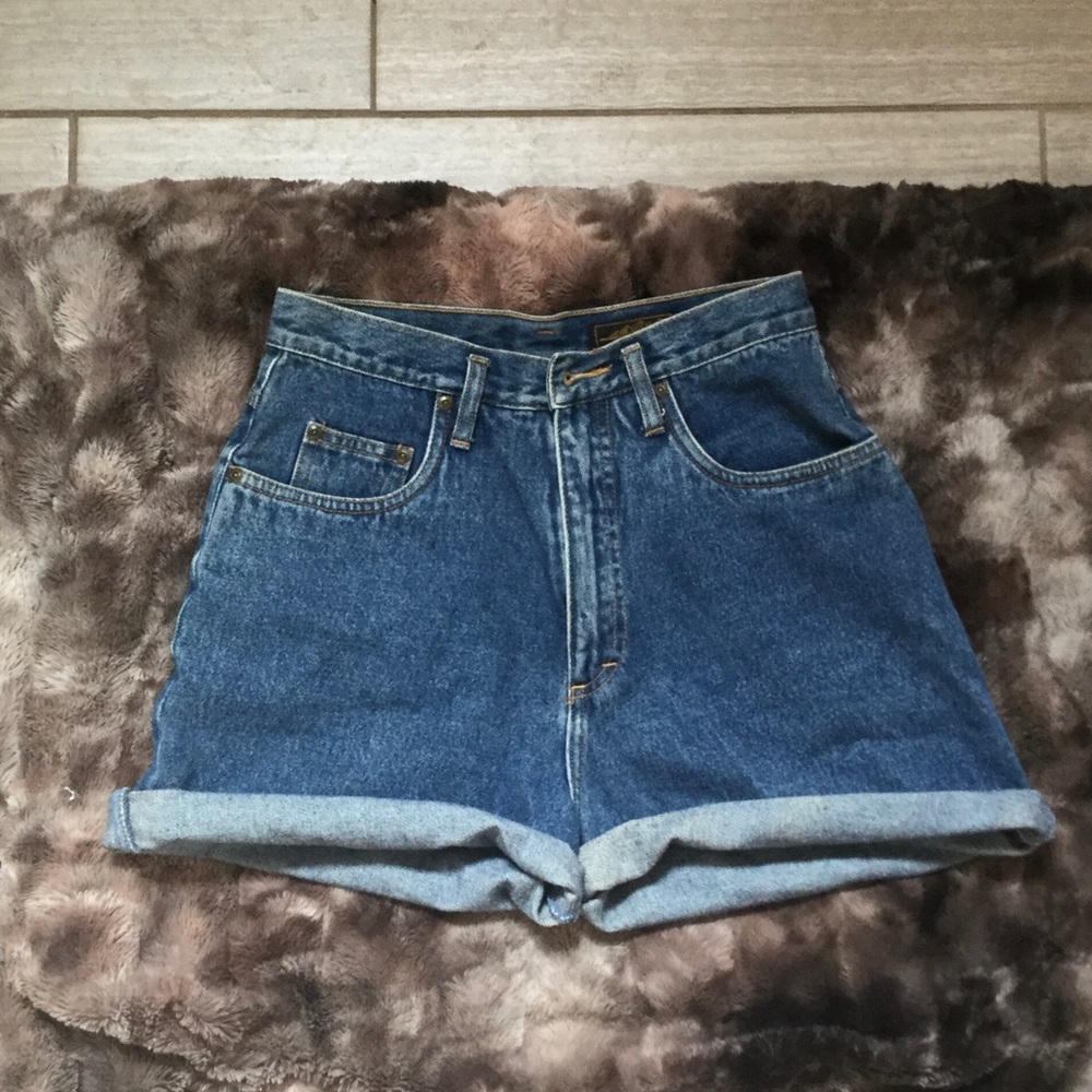 Vintage Eddie Bauer High Waisted Jean Shorts